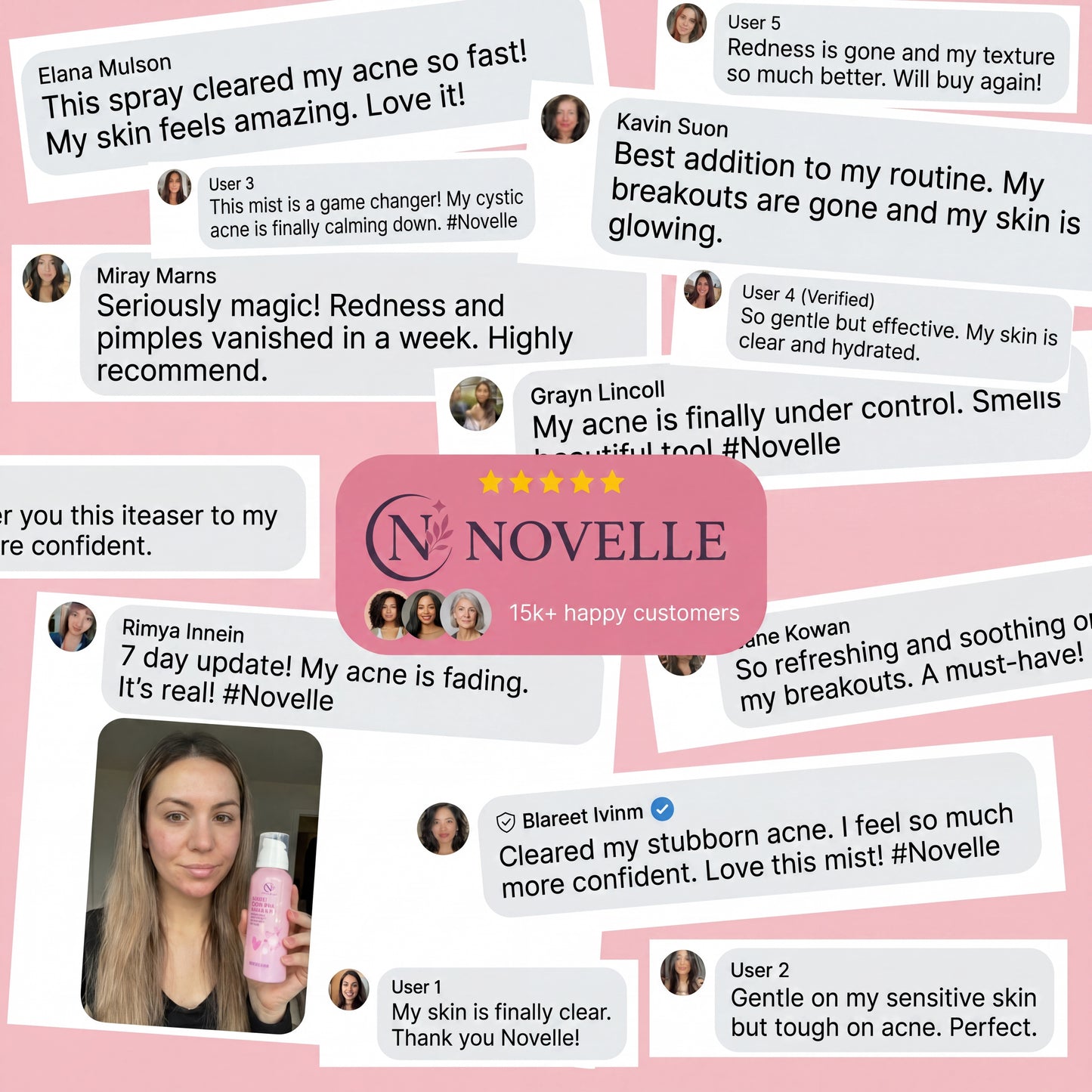 Novelle Anti-Acne Spray